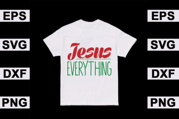 Christmas T Shirt Design, Jesus Graphics & T-Shirt Designs