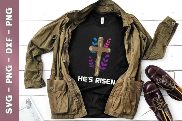 Easter for Christian He Is Risen Design Review
