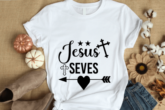 Jesus Saves. SVG Design: Graphics & T-Shirt Designs Review