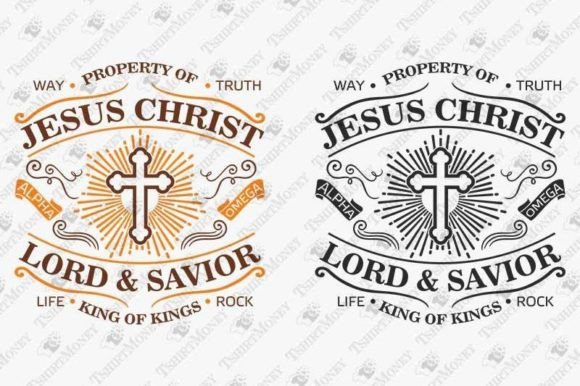 Property of Jesus Christ Faith Graphics & T-Shirt Designs