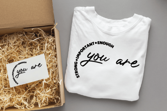 You Are Strong Christian Svg Graphics & T-Shirt Designs
